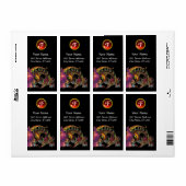 DRAGO/FANTASY GOLD DRAGON Red Ruby Gem Monogram (Vorne)