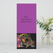 DRAGO violett lila schwarz Ankündigung (Stehend Vorderseite)