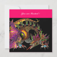 DRAGO violett lila schwarz rosa