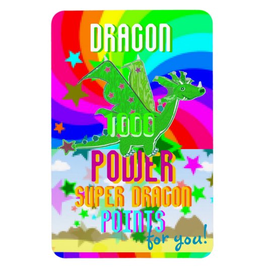 Dragon 1000 Power Super Dragon Punkte für Sie! Magnet (Vertikal)