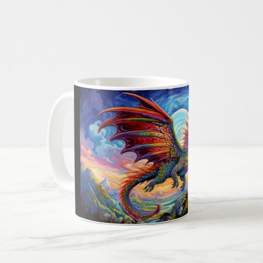 Dragon #1 Coffee Tasse (Vorderseite Links)