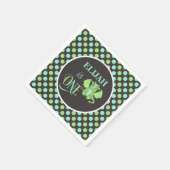 Dragon 1st Birthday Napkins - Personalisiert Serviette (Ecke)