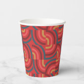 Dragon 2024 Red Chinese New Year Holiday Pappbecher (Rückseite)