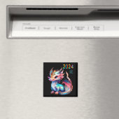 Dragon 2024 Year Of The Dragon Happy Lunar New Yea Magnet (In Situ (Geschirrspüler))