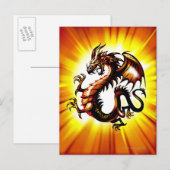 Dragon 3 postkarte (Vorne/Hinten)