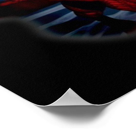 Dragon 3D Fantasy Art Poster (Ecke)