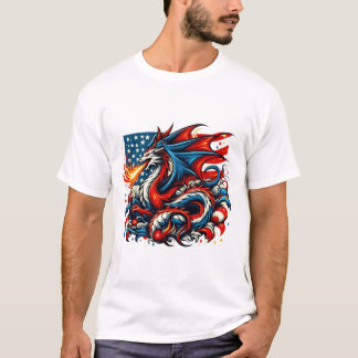 Dragon 4. Juli T-Shirt