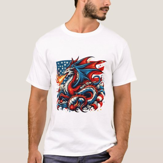 Dragon 4. Juli T-Shirt (Vorderseite)