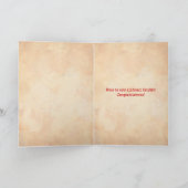 Dragon Abschluss Glückwunsch Karte (Innenseite)