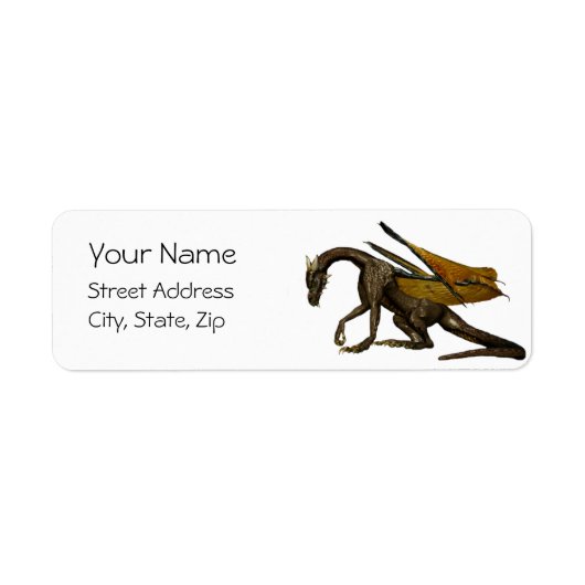 Dragon Address Label (Vorne)