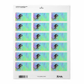 Dragon Address Label Adressaufkleber (Vorne)