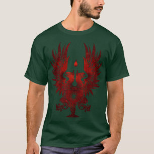 Dragon Age Gray Warden Red White BG T-Shirt