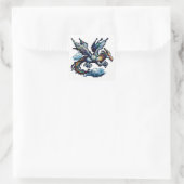 Dragon Air Elemental Quadratischer Aufkleber (Tasche)
