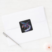 Dragon Air Elemental Quadratischer Aufkleber (Umschlag)