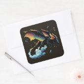 Dragon Air Elemental Square Sticker (Umschlag)
