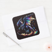 Dragon Air Elemental Square Sticker (Umschlag)