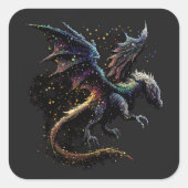 Dragon Air Elemental Square Sticker (Vorderseite)