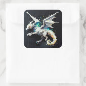 Dragon Air Elemental Square Sticker (Tasche)