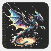 Dragon Air Elemental Square Sticker (Vorderseite)