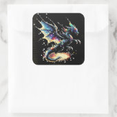 Dragon Air Elemental Square Sticker (Tasche)
