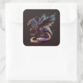 Dragon Air Elemental Square Sticker (Tasche)