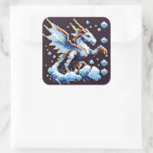 Dragon Air Elemental Square Sticker (Tasche)
