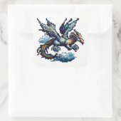Dragon Air Elemental Square Sticker (Tasche)