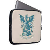 Dragon and Books Fantasy Reader Laptopschutzhülle (Vorne Rechts)