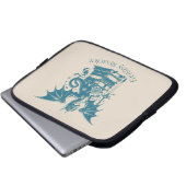 Dragon and Books Fantasy Reader Laptopschutzhülle (Vorne Knopf)