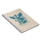 Dragon and Books Fantasy Reader Notizblock (Rechte Seite)