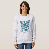 Dragon and Books Fantasy Reader Sweatshirt (Vorne ganz)