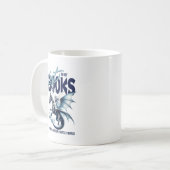 Dragon and Fairy & Fantasy - Buchliebhaber zitiere Kaffeetasse (Vorderseite Links)