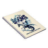 Dragon and Fairy & Fantasy - Buchliebhaber zitiere Notizblock (Rechte Seite)