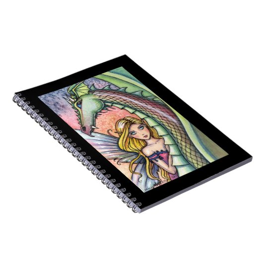 Dragon and Fairy Notebook Journal Notizblock (Rechte Seite)