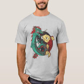 Dragon and Fish Yang T-Shirt (Vorderseite)