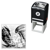 Dragon and Unicorn // Courship Permastempel (Beispiel)