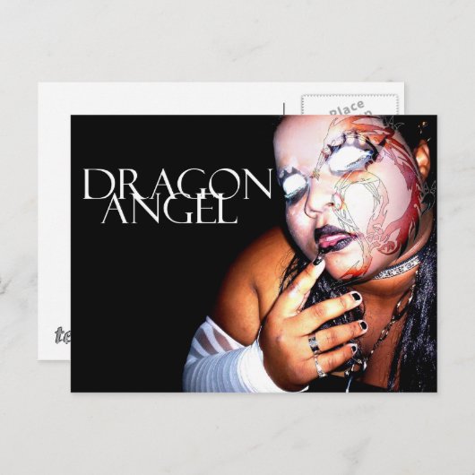 Dragon Angel Postkarte (Vorne/Hinten)
