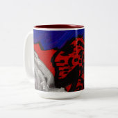 Dragon Angel Zweifarbige Tasse (Vorderseite Links)