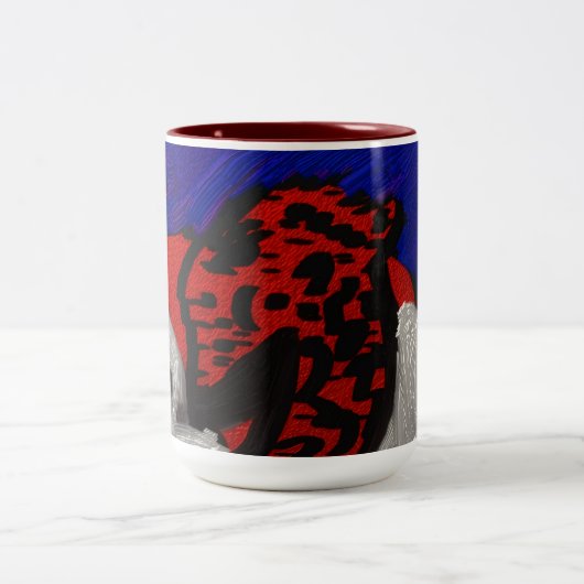 Dragon Angel Zweifarbige Tasse (Mittel)