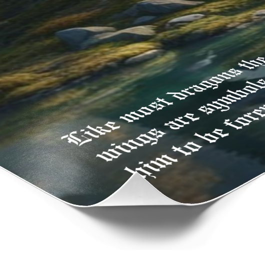 Dragon Anger Poster (Ecke)