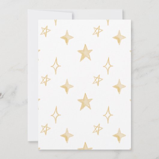 Dragon Aquarellgeburt Einladung (Rückseite)