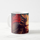 Dragon Art Lady Kaffeetasse (Vorderseite Links)