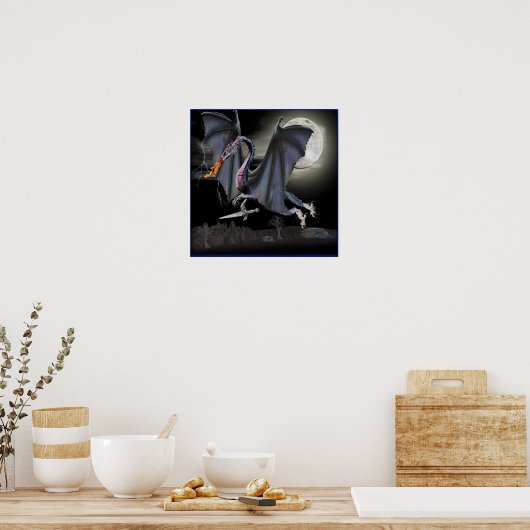 Dragon Art Poster (Küche)