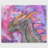 Dragon Art von Novy Wrapping Paper Geschenkpapier (Flach)