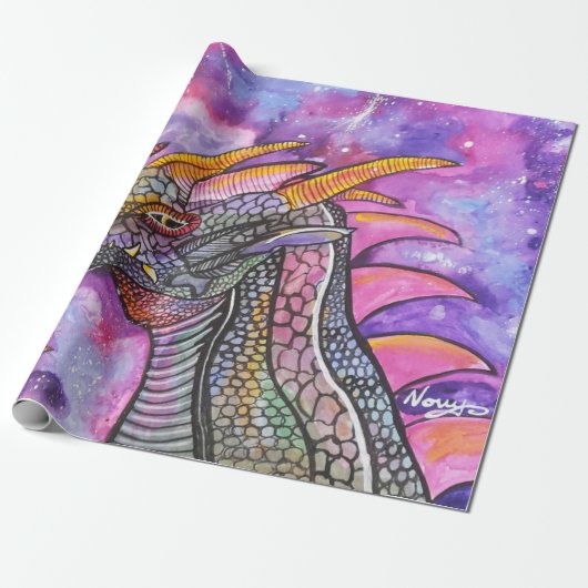 Dragon Art von Novy Wrapping Paper Geschenkpapier (Ungerollt)