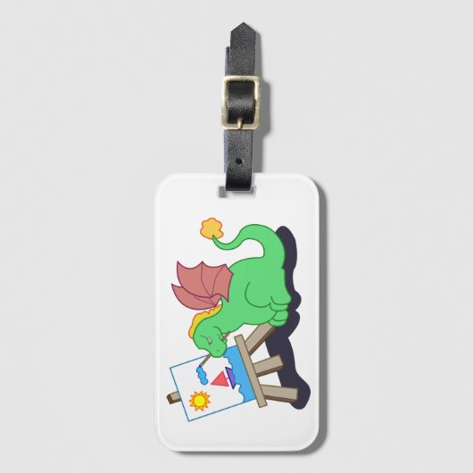 Dragon Artist Gepäckanhänger (Vorderseite Vertikal)