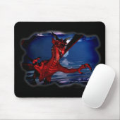 Dragon Attack 3D Fantasy Art Mousepad (Mit Mouse)