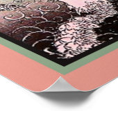 Dragon auf den Fuji (um 1835) Poster (Ecke)