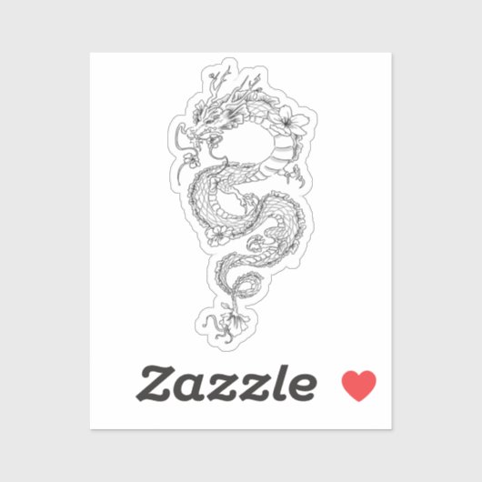 Dragon Aufkleber (Blatt)