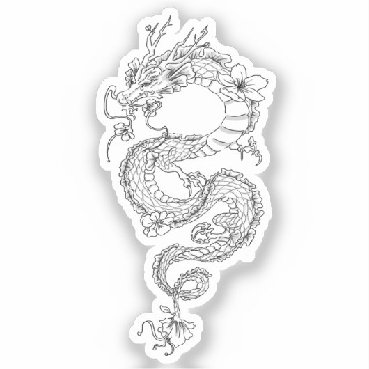 Dragon Aufkleber (Vorderseite)